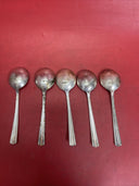 5 Wallace Brothers Plate AA Spoons Flatware