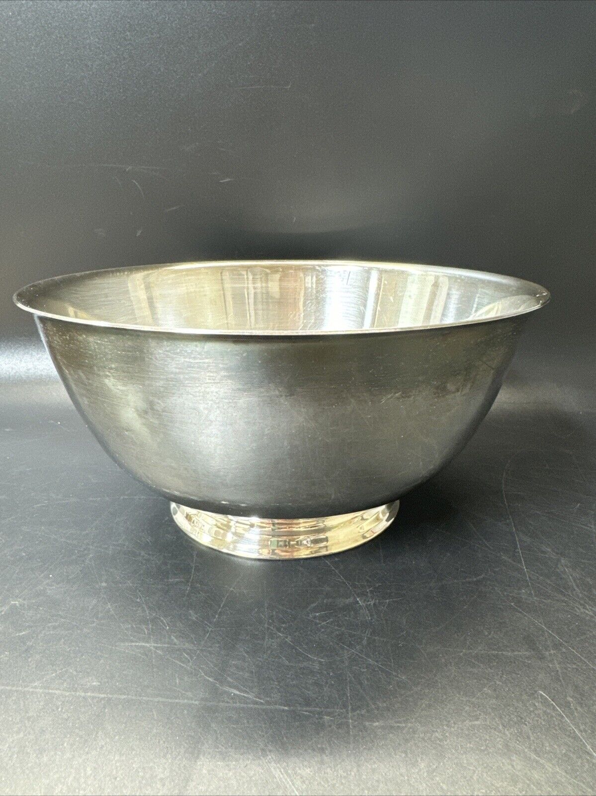 Vintage Oneida Paul Revere Style Silver Plated Bowl 8"