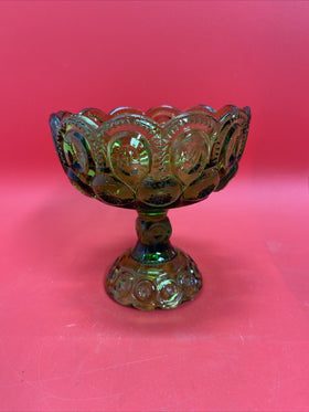 Vintage Candy Bowl with Foot 6.5" Tall