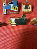 Lot of 5 McDonald's employee Pins