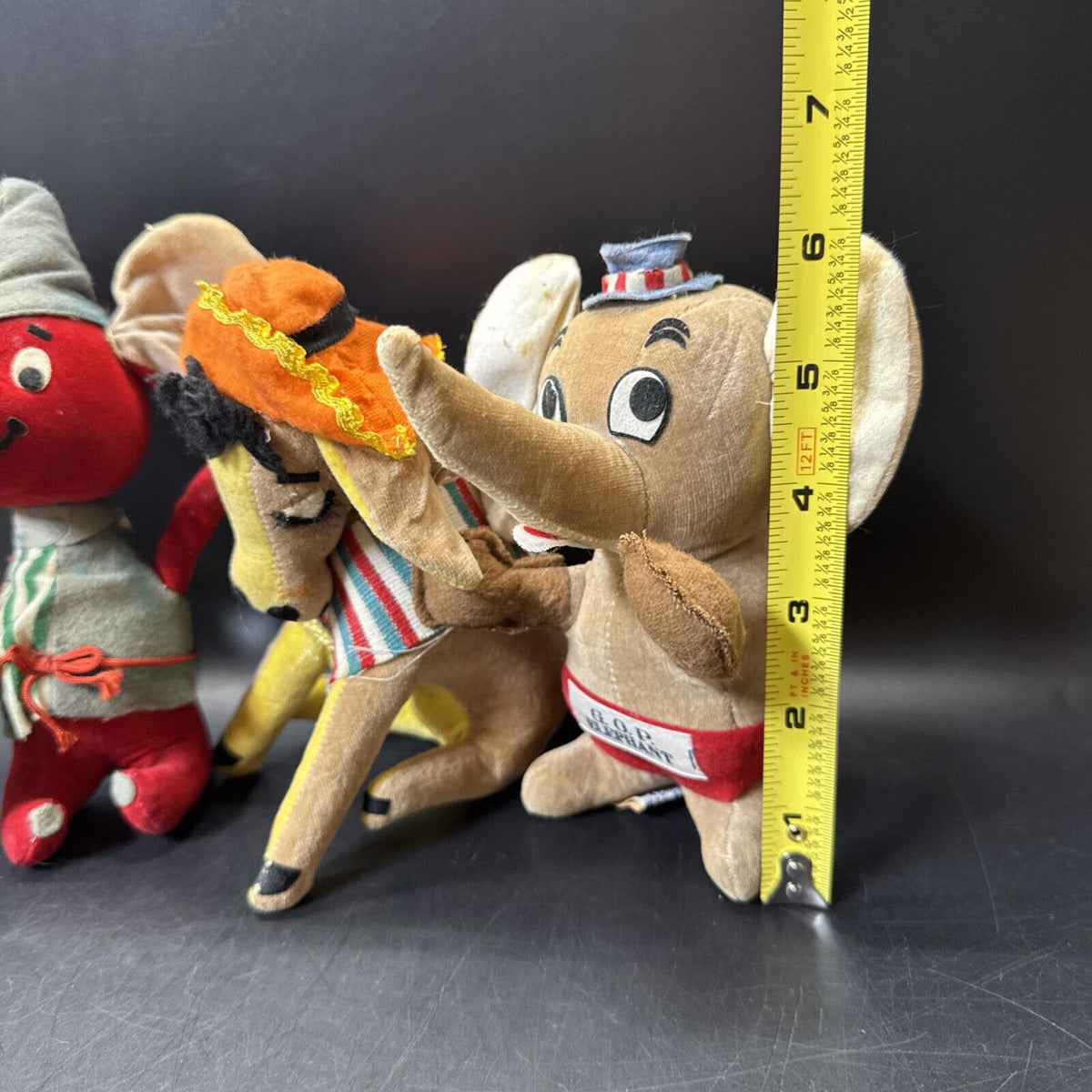 Vintage Dream Pet Cloth Toys/ Lot Of 4