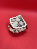Vintage Sea Shell Encrusted Jewelry / Trinket Box Lot 5