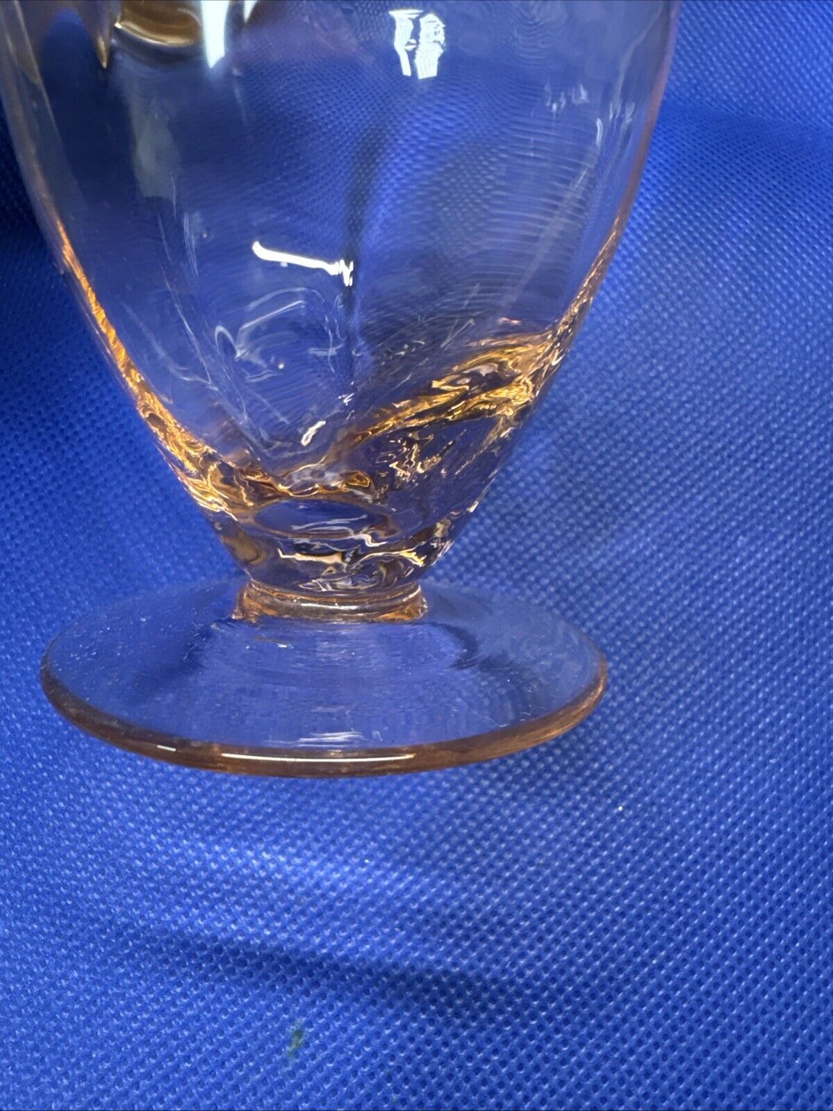 Vintage Glass Perfume Bottle with Stopper