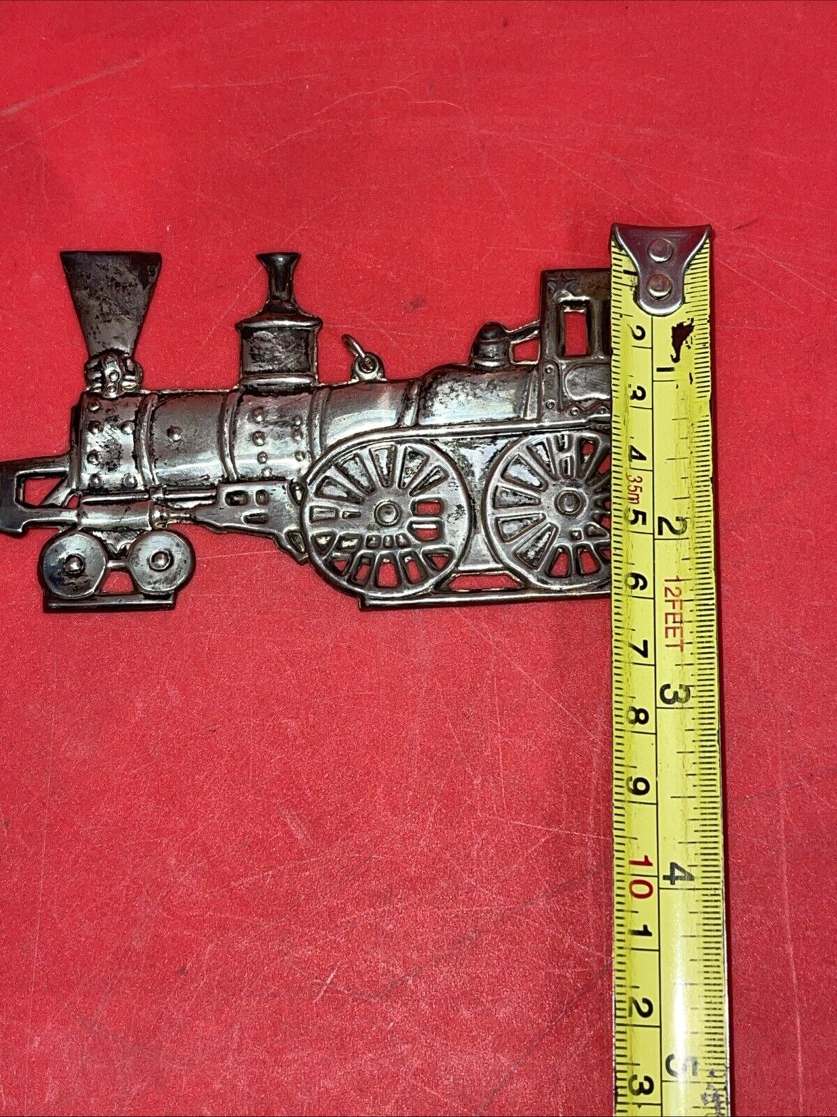 Gorham Sterling Silver American Heritage 1975 Christmas Locomotive  Ornament