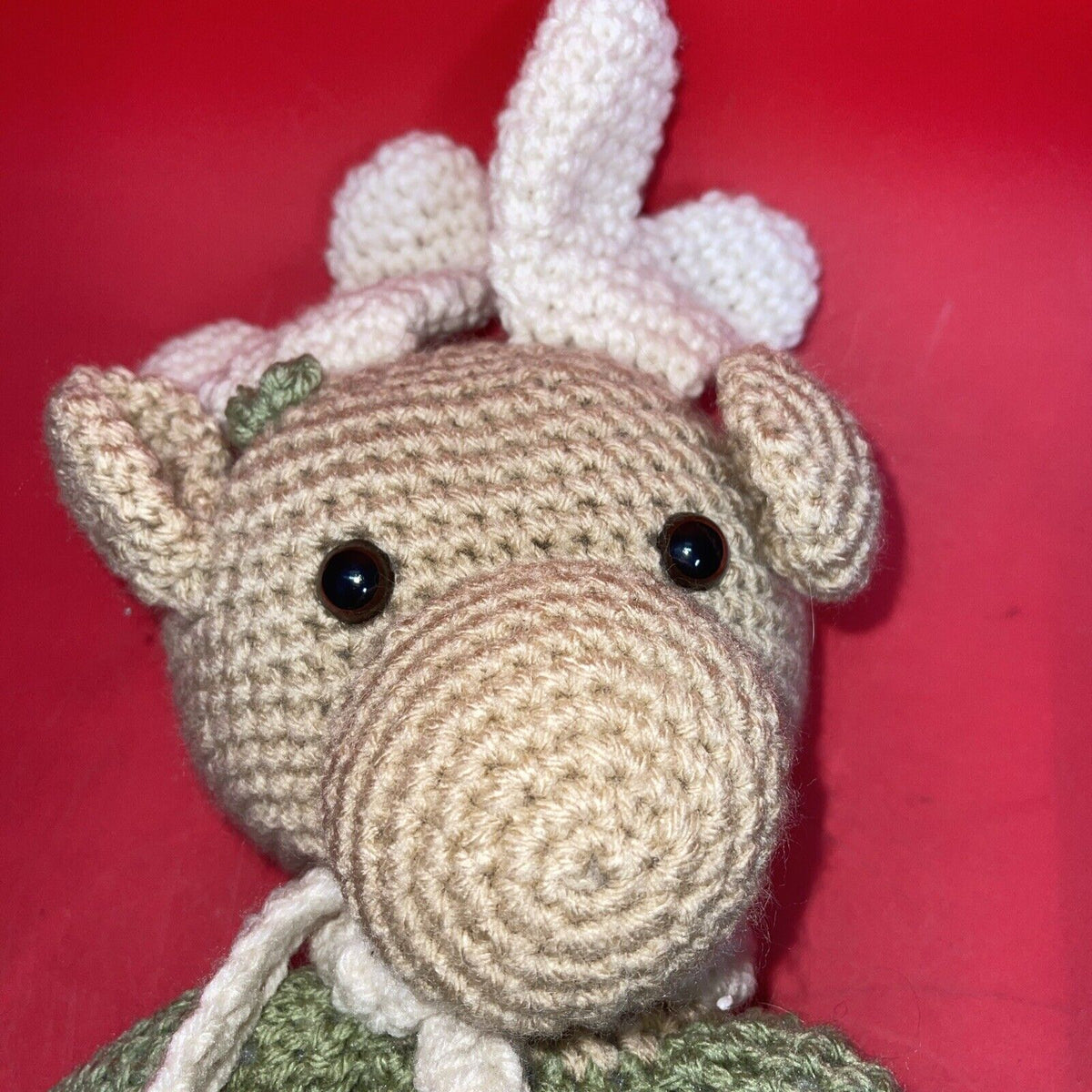 Handmade Crochet Animal Toys Funny Deer Doll Cute Baby Gift