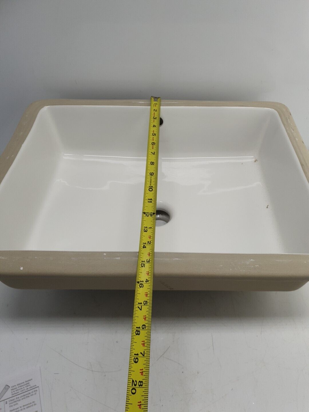 KOHLER K-2882-0 Verticyl Undermount Bathroom Sink, White