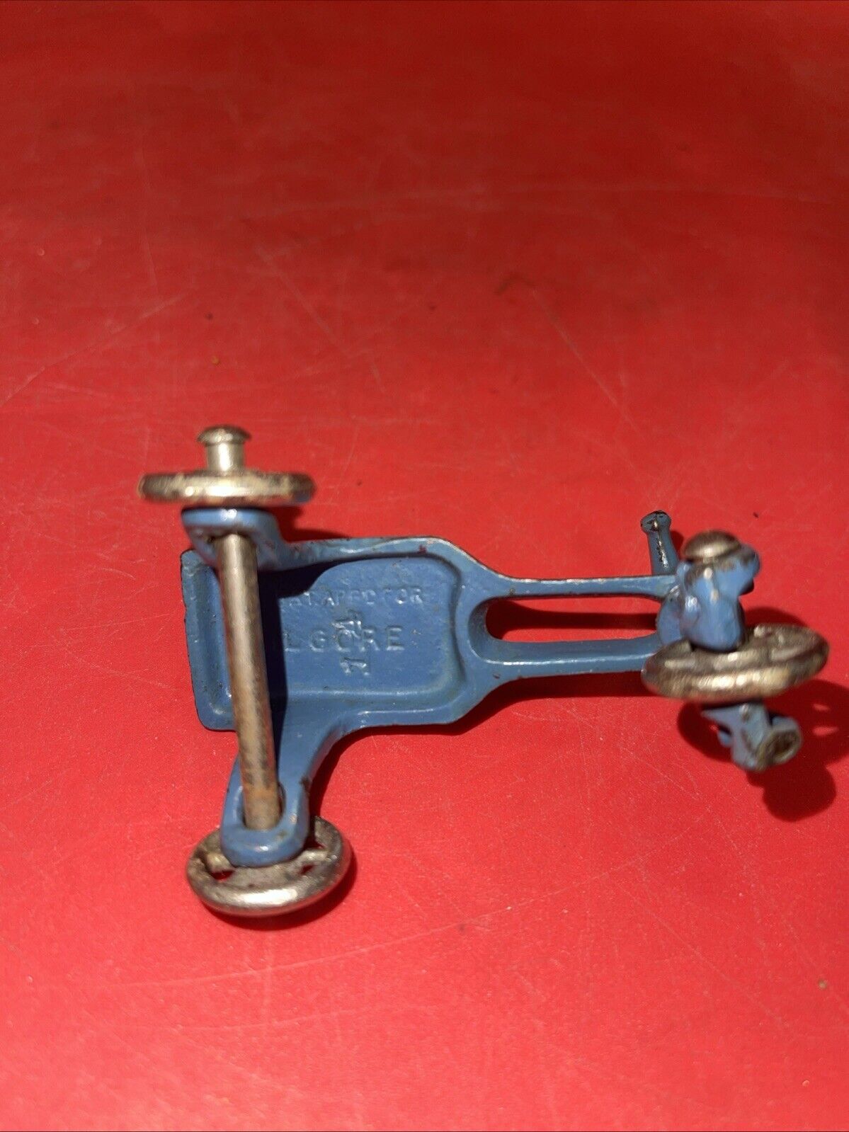 ARCADE KILGORE CAST IRON TOY MINIATURE BLUE TRICYCLE