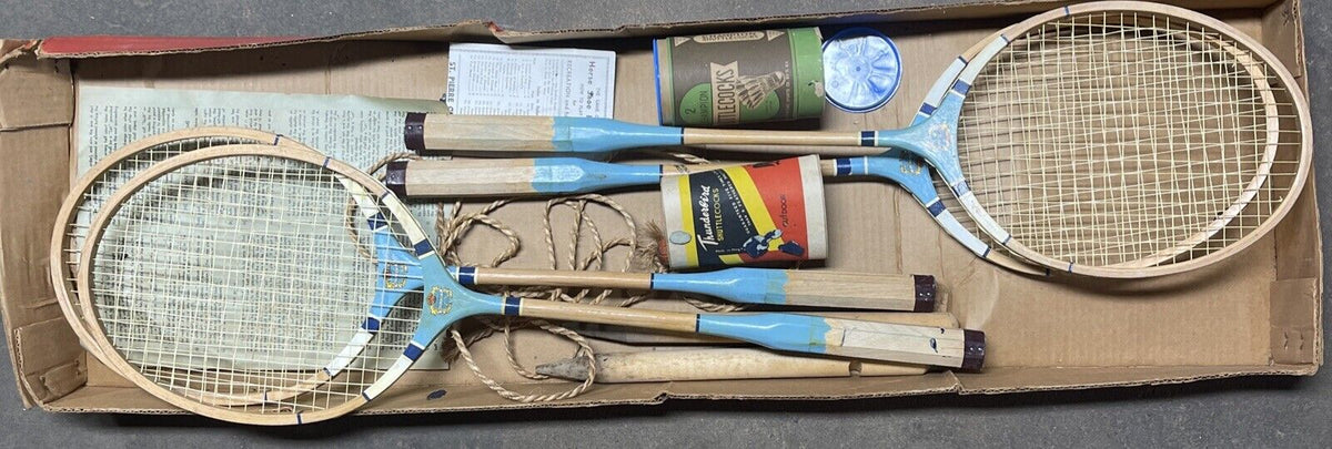 Vintage 1960s Regent Badminton Set Original Box