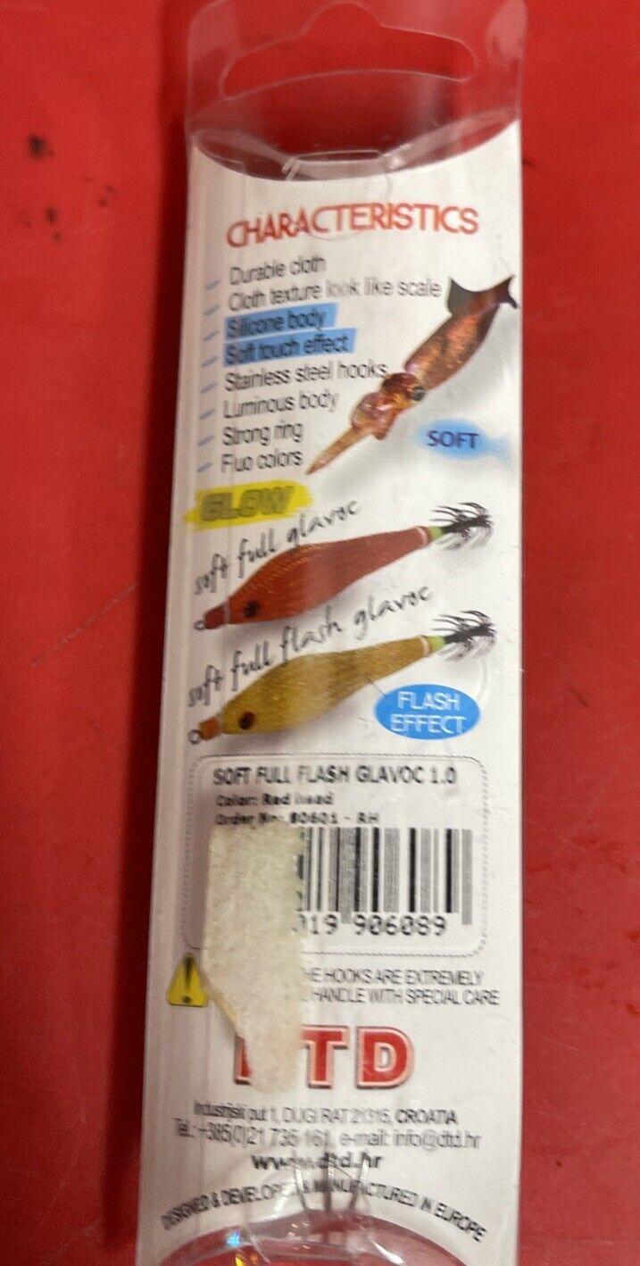 DTD DIAMOND SOFT Silicon Squid Fishing Lure 1.0 Lot 5