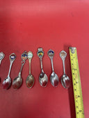 Vintage Mixed Lot 20 Travel Souvenir Collector  Spoons Preowned Varied # 2