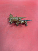 COLD PAINTED AUSTRIAN BRONZE DASCHUNDS FIGURINE