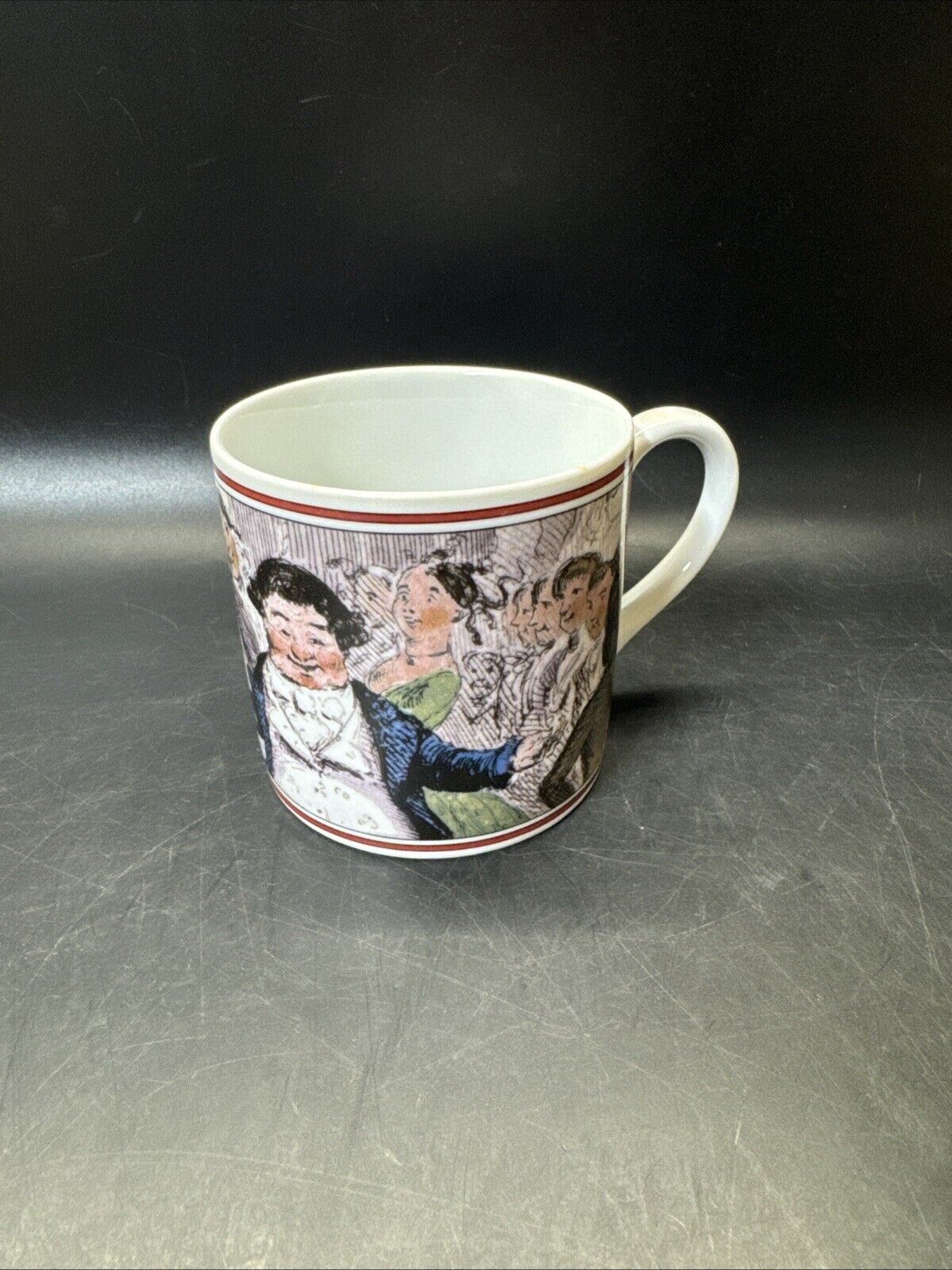 Coffee Mug Charles Dicken's A Christmas Carol Mr. Fezziwig's Ball Collectible