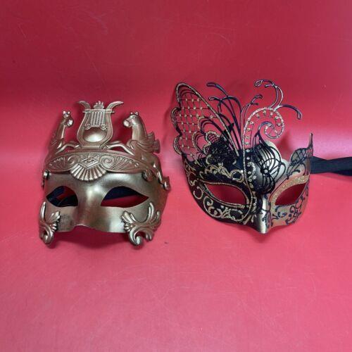 Bauta Resin Masquerade Mask and Clothes 2 Pieces Men/Women ,Masquerade