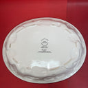 CLAY ART OVAL SERVING PLATTER / TRAY "ROMA"  VEGETABLES STONELITE HAND PAINTED