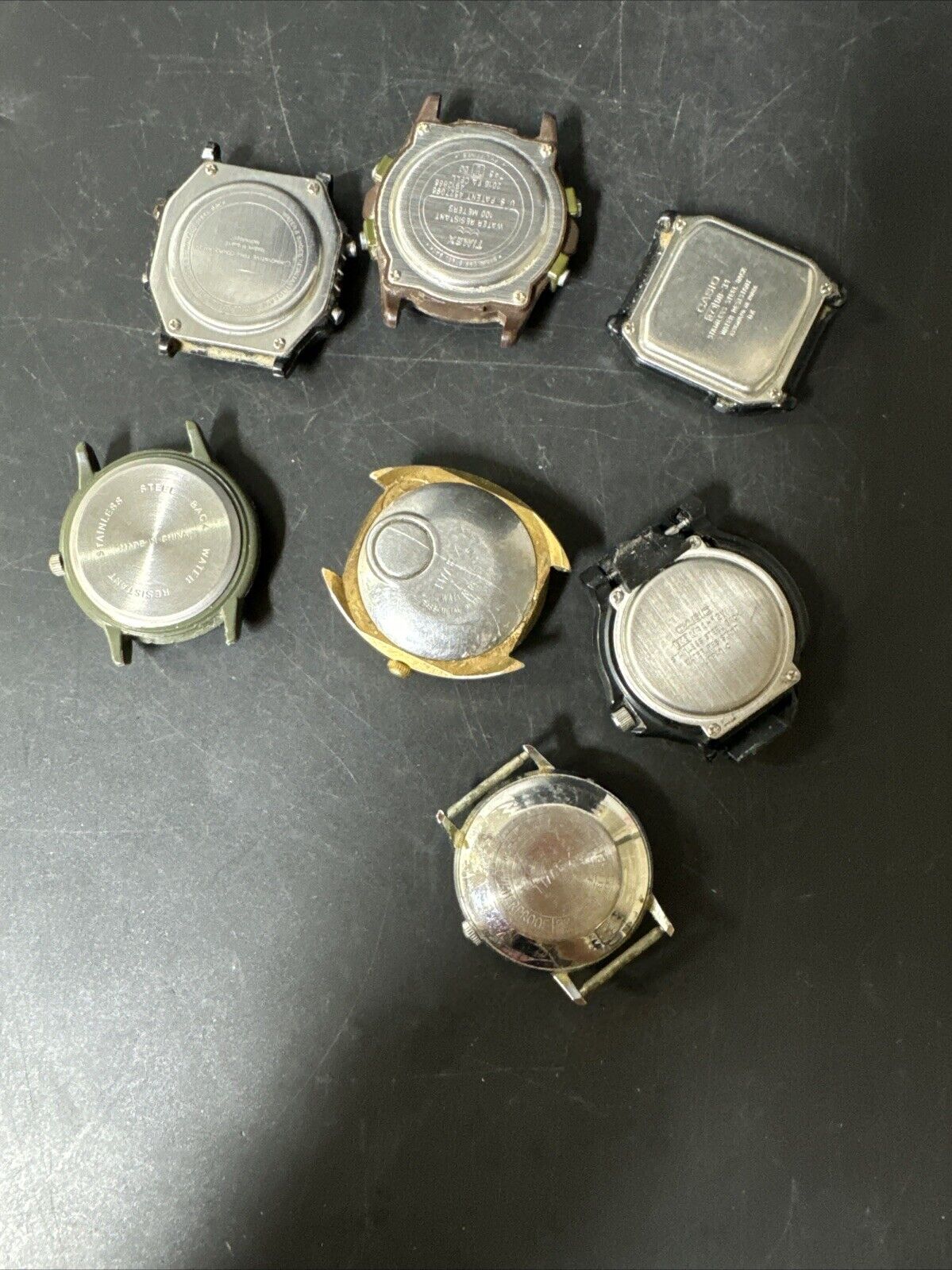 7 Various Branded Wrist Watches, For Parts!!!/ #9