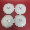 Vintage Grindley English Country Inns Blue & White Coupe Cereal Plates Lot 8