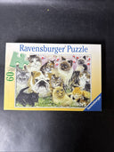 Vintage Puzzles With Animals/ Lot Of 5 Used *4