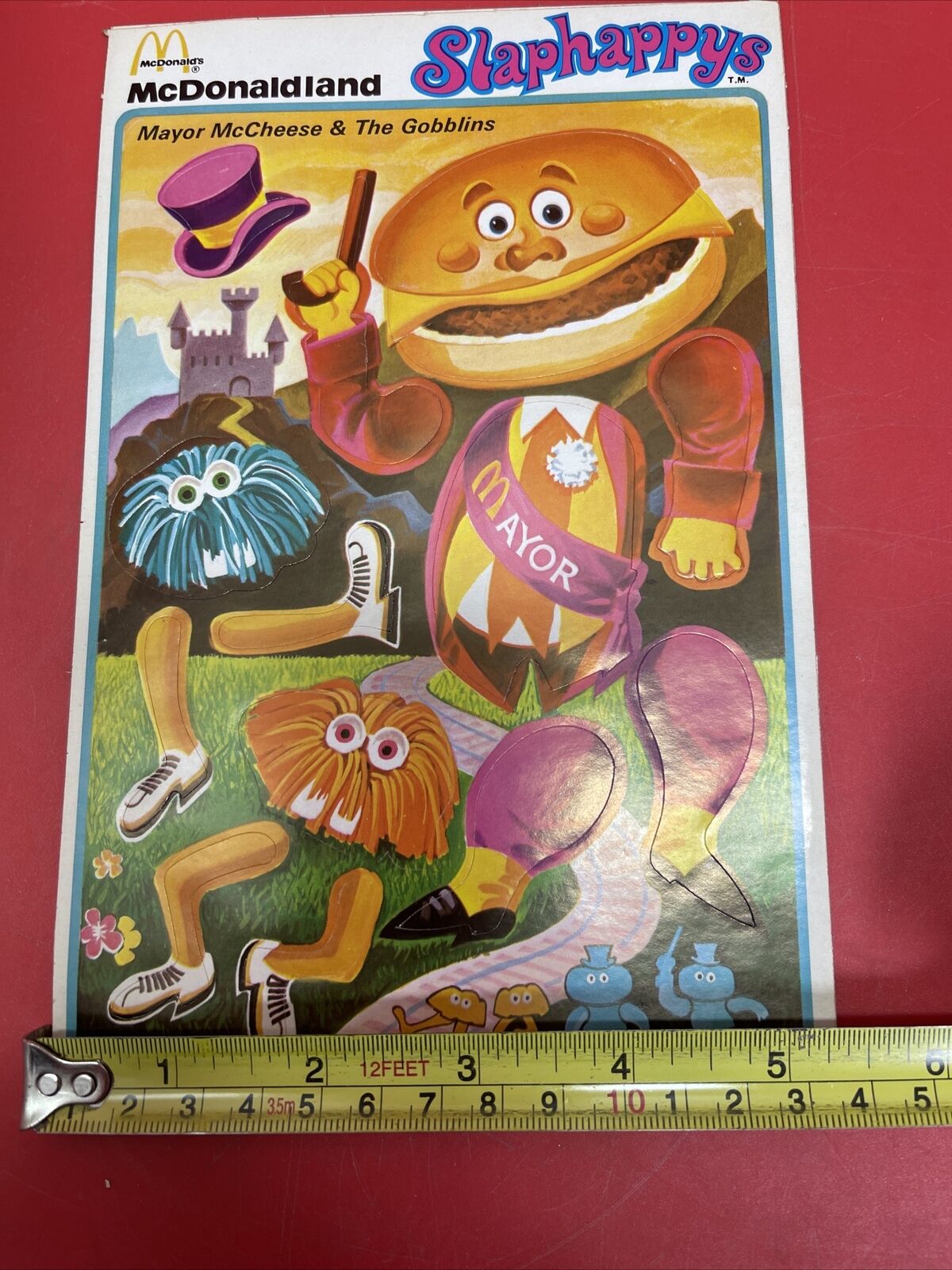 McDonalds Ronald McDonald French Fry Thatch decals stickers  Lot 3