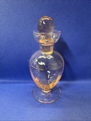 Vintage Glass Perfume Bottle with Stopper