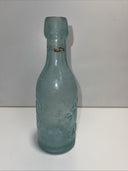 Seitz Brothers Easton Pennsylvania Glass Vintage Beer Bottle 7.25” Green Blob