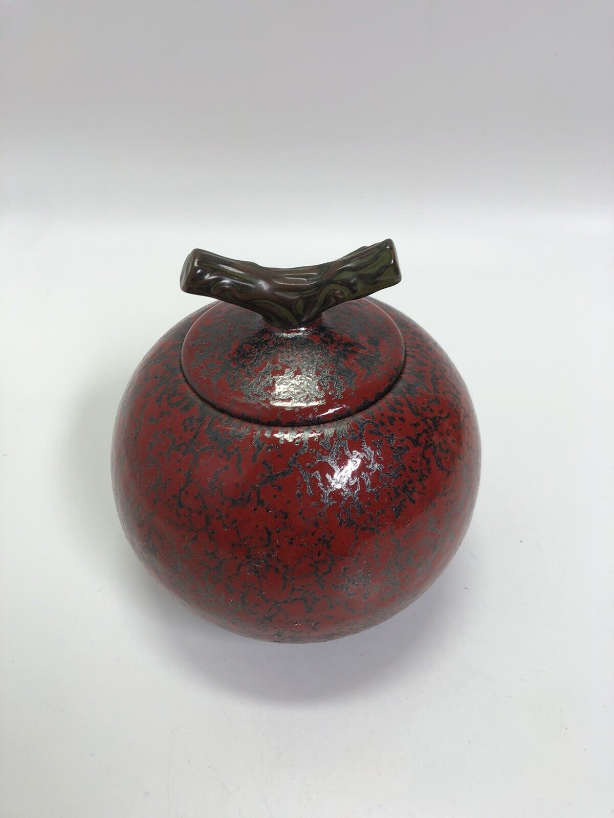 Studio Art Pottery Asian Inspired Sugar bowl
