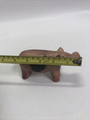 Hippo Figure Carved Stone Soapstone Hippopotamus Kenya African Decor Animal