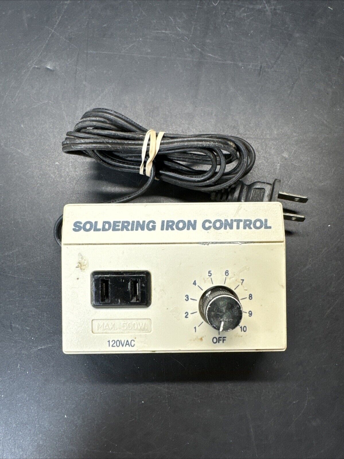 Vintage Electric Soldering Iron And Soldering Iron Control/ Works