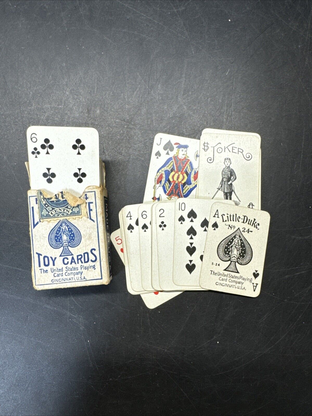 VTG Miniature Playing Cards/ Lot Of 2