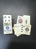 VTG Miniature Playing Cards/ Lot Of 2