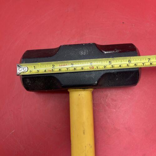 Sledge Hammer: Brass, Fiberglass Handle, 10 lb Head 34Inches