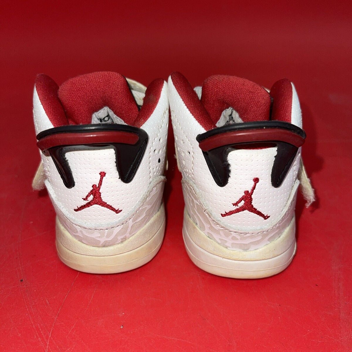 Nike Air Jordan Boys Toddler Son Of Mars White Red Sneakers 512244-112 Sz 5C