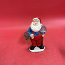 Santa Figure 5”Happy Gardening ,Football, Cook.Lot 3