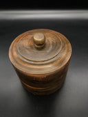 Vintage Multi Wood Mosaic Hand Turned Bowl Vase Segmented