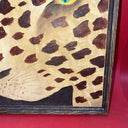 Vintage Painting Tiger Haiti Jungle