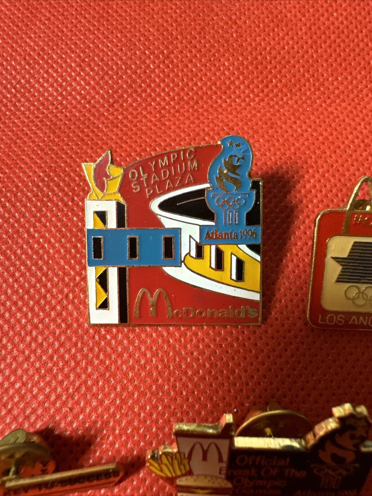 Lot of 5 McDonald's employee Pins