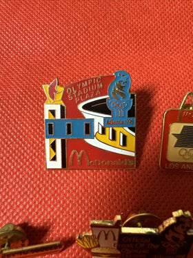 Lot of 5 McDonald's employee Pins