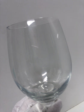 Tall Stemmed Wine Glass Set of 6 Clear Glass