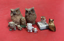 Lot of 9 Mini Owls