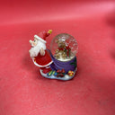 Vintage Lot 3 Santa ,Teddies,Snowman-Glass Snow Globe