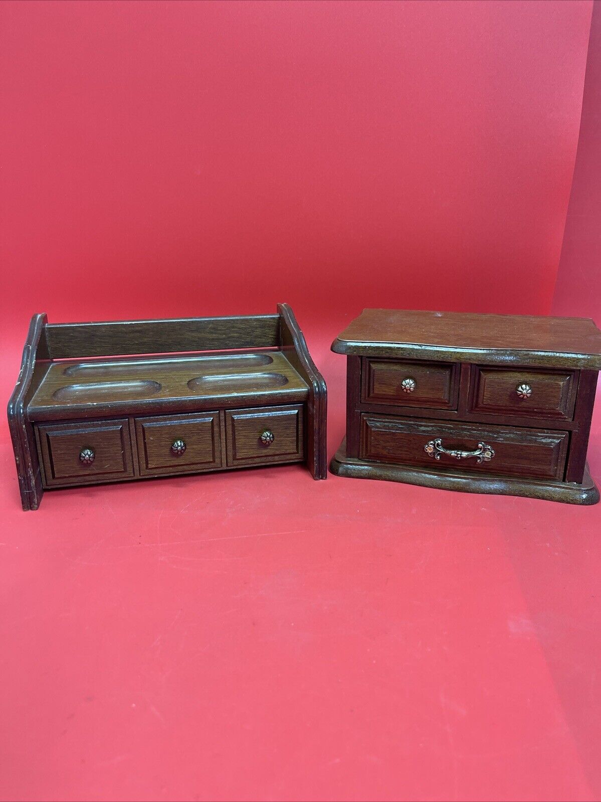 Vintage Jay Wooden Jewellery Box Lot 2