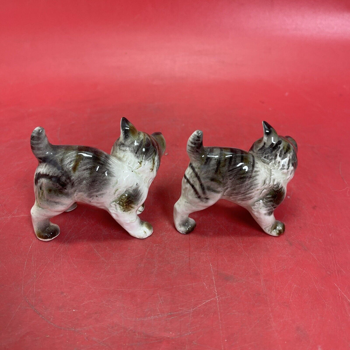 Vintage  Porcelain  Cat Kitten Figurines Lot 4