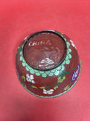 Antique Chinese pot/bowl with tin lid