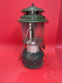 Vintage Coleman Lantern Double Mantle Model 220F Green