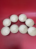 Lot 8 Franciscan Desert Rose Made in USA 6 Oz 4 Inch Tea Coffee Cup Vintage
