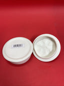 Ceramic trinket boxes, round and heart shaped, with rose, matte finish.Lot2
