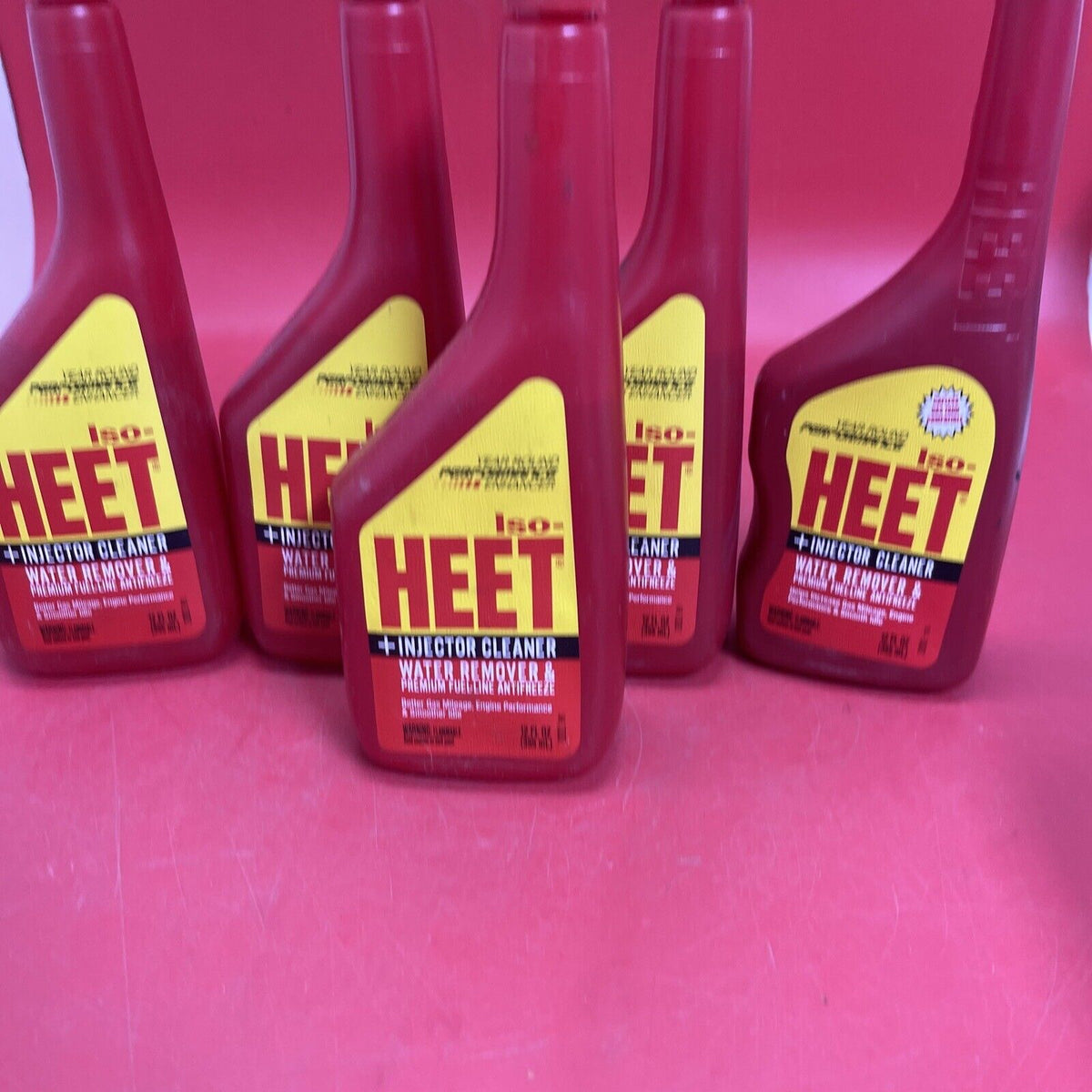 5 Bottles Heet injector cleaner 12 Fluid Ounces