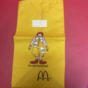 MCDONALD'S VINTAGE LUNCH BAG PLASTIC 11.5" X 7" & Ctiker McDonald’s1985