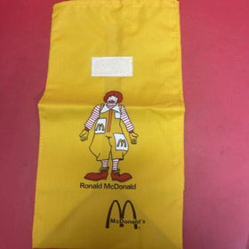 MCDONALD'S VINTAGE LUNCH BAG PLASTIC 11.5" X 7" & Ctiker McDonald’s1985
