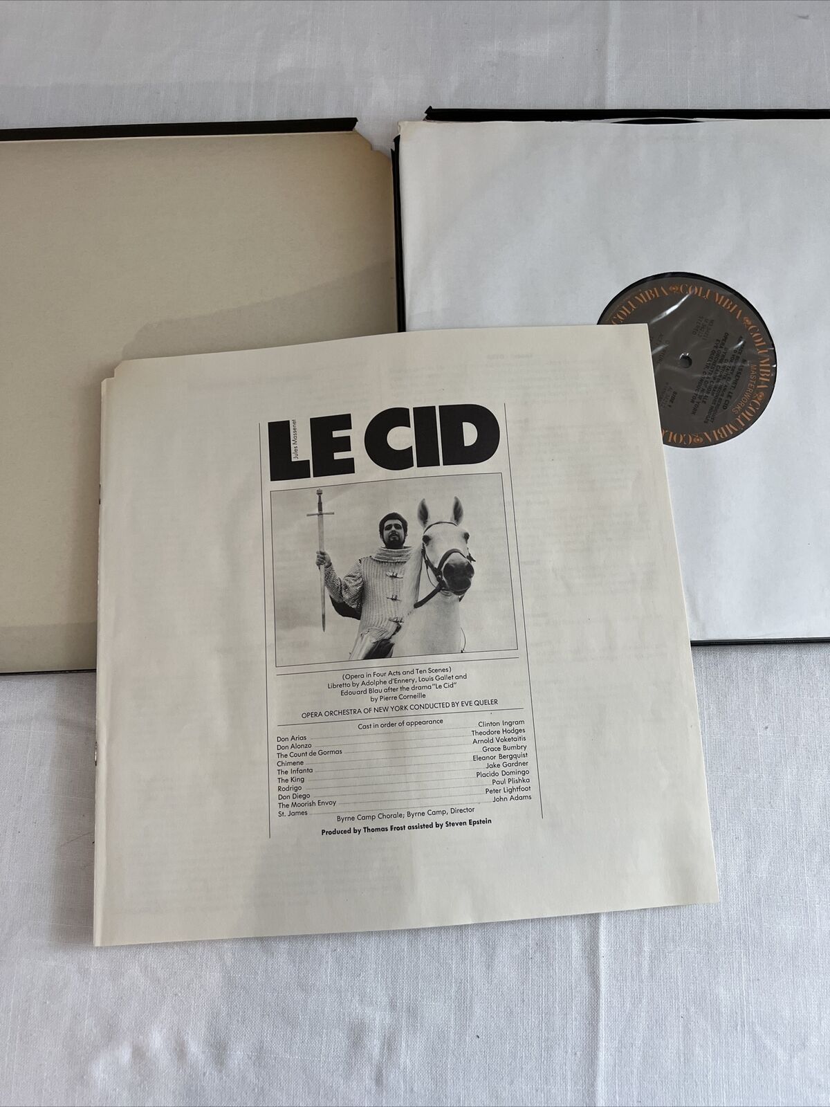 Massenet Le Cid/Domigo & Queler/Columbia Masterworks 3 LP Box Set*