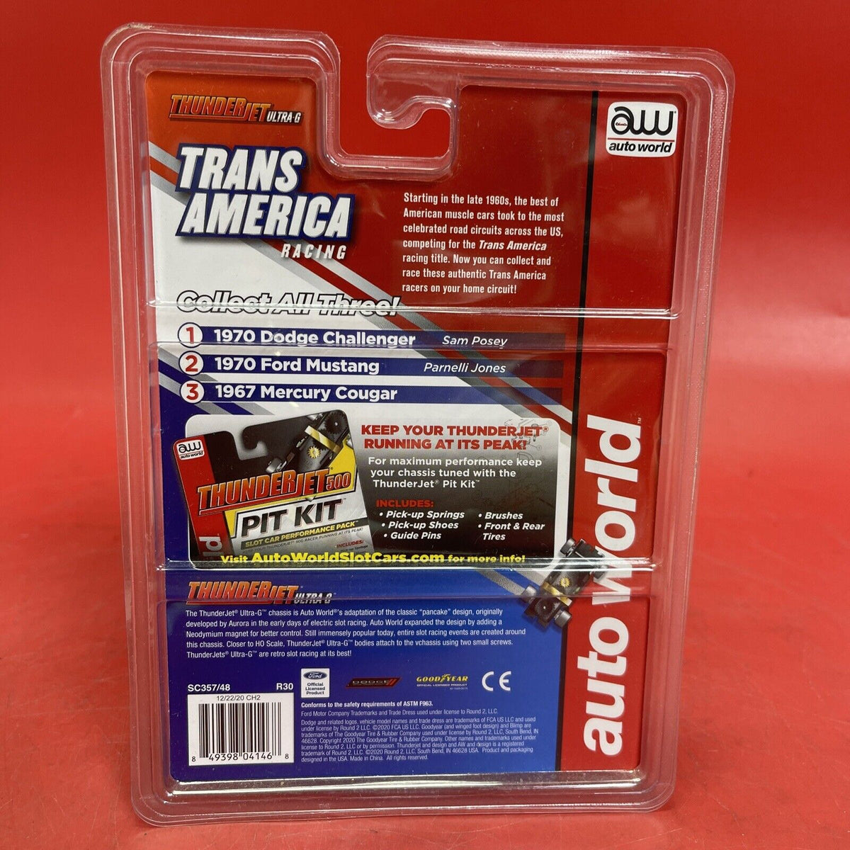 Slot Car DODGE CHALLANGER (1970) AW TJET SAM POSEY #77